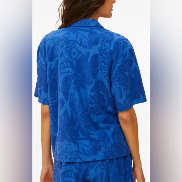 FARM Rio NWT $592 
River Nature tie-detail Electric Blue Blazer - Picture 4 of 6